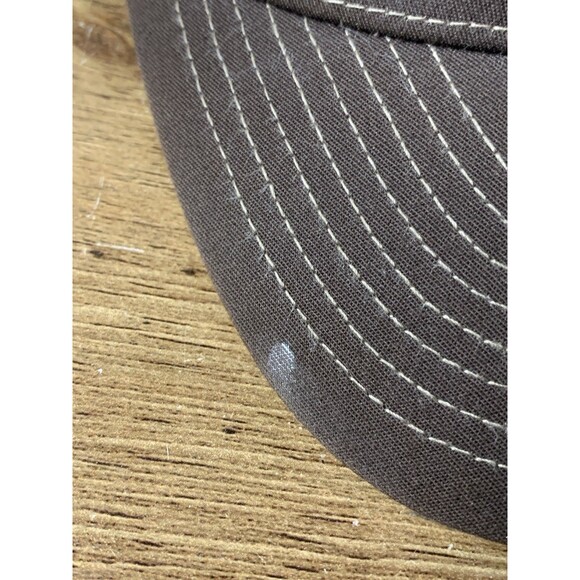 Ariat Cap Brown Snapback R112 Steer Head Bull USA Flag Patch - Picture 5 of 8